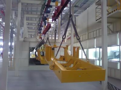 工程機(jī)械噴漆生產(chǎn)線(xiàn)
